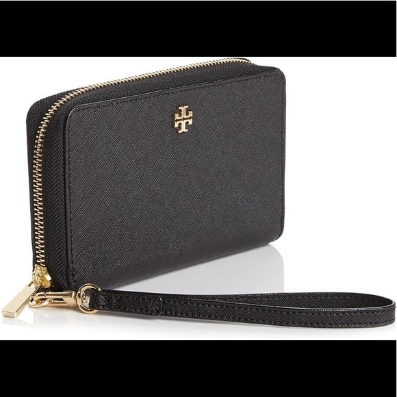 Tory Burch Robinson Zip Around Smartphone Wristlet - Picture 4 of 8